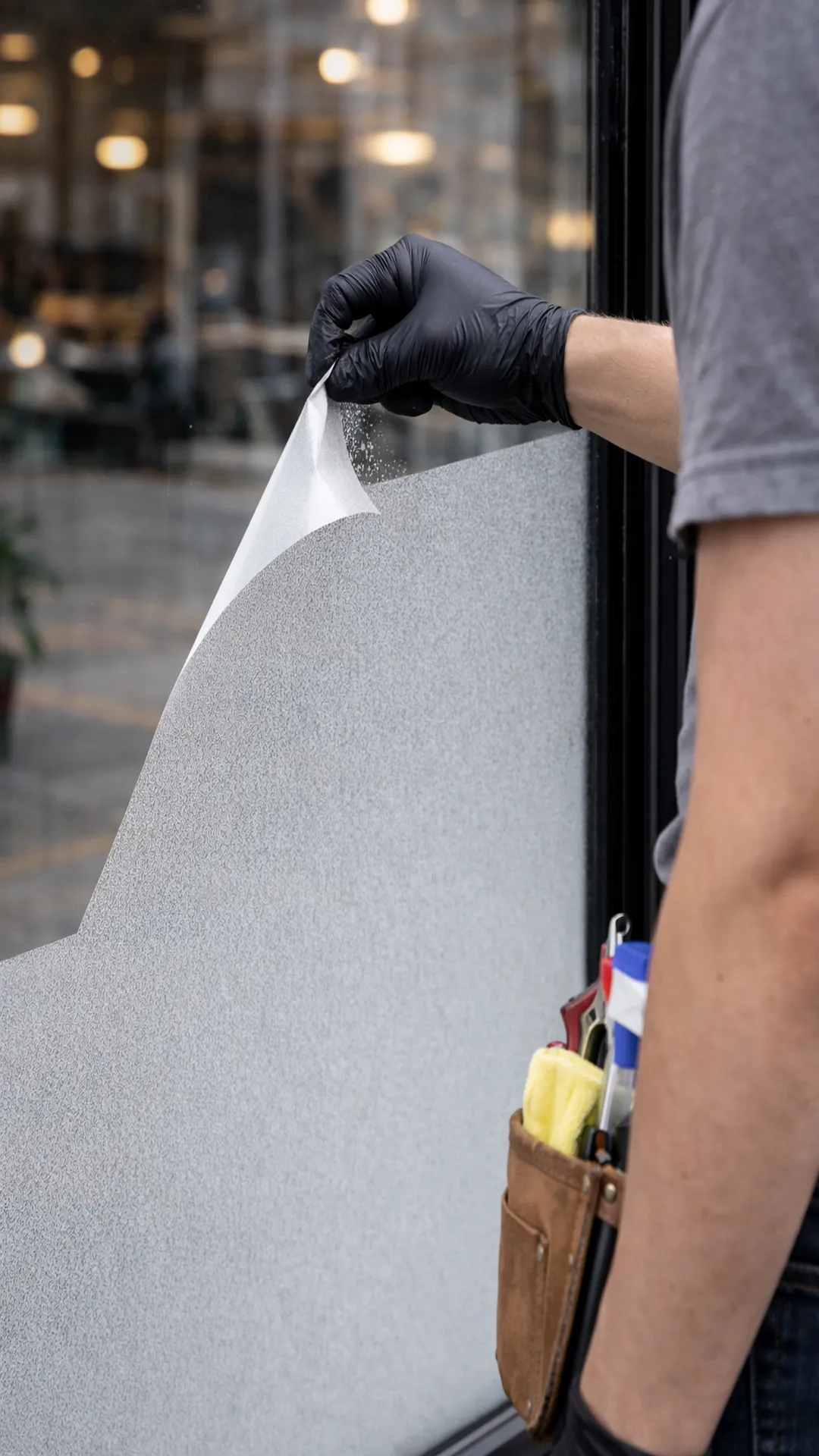 upgrade options provided by Clear View Tints after signage-film removal